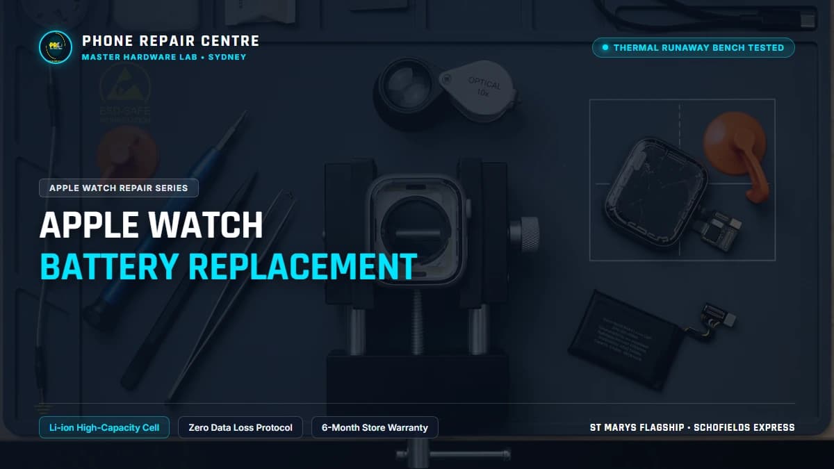 Apple Watch Battery Replacement: Cost, Specs & Sydney Lab Guide