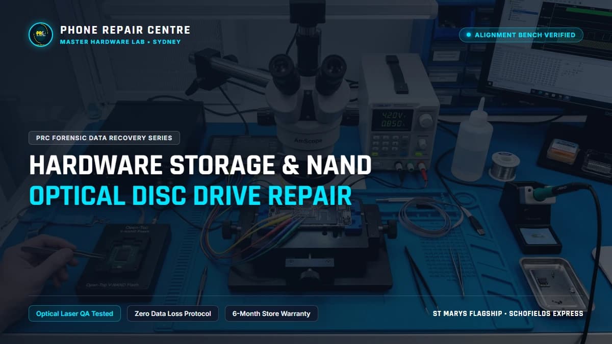 Hardware Storage & NAND Optical Disc Drive Repair: Cost, Specs & Sydney Lab Guide