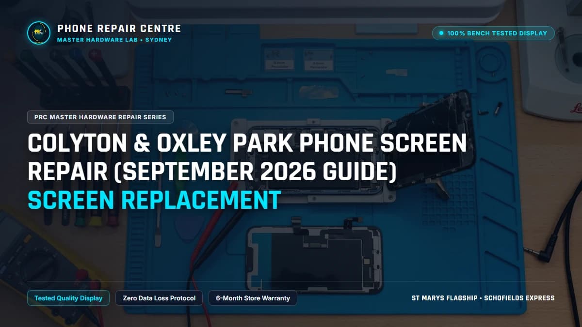 Colyton & Oxley Park Phone Screen Repair (September 2026 Guide) Screen Replacement: Cost, Specs & Sydney Lab Guide