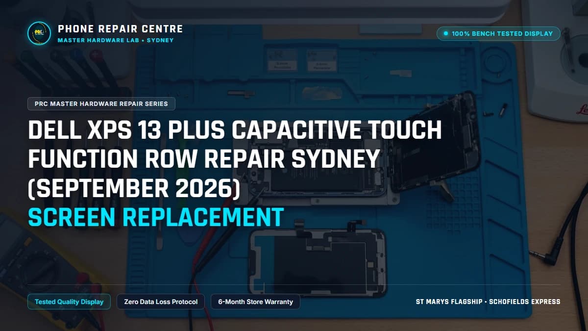 Dell XPS 13 Plus Capacitive Touch Function Row Repair Sydney (September 2026) Screen Replacement: Cost, Specs & Sydney Lab Guide