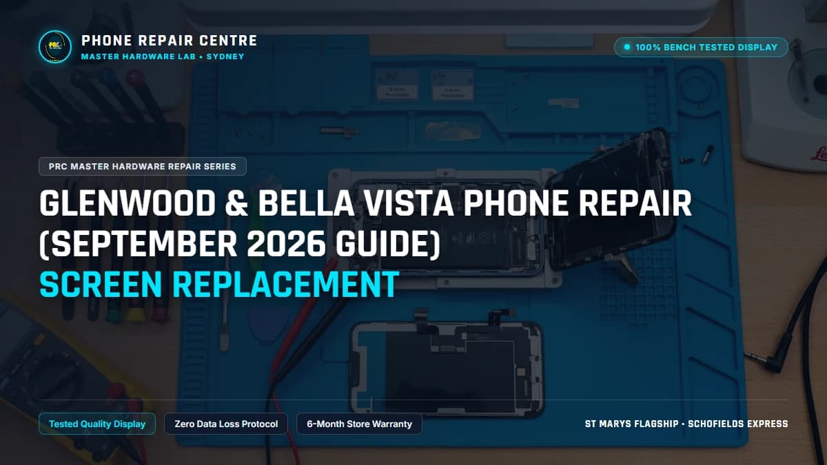 Glenwood & Bella Vista Phone Repair (September 2026 Guide) Screen Replacement: Cost, Specs & Sydney Lab Guide