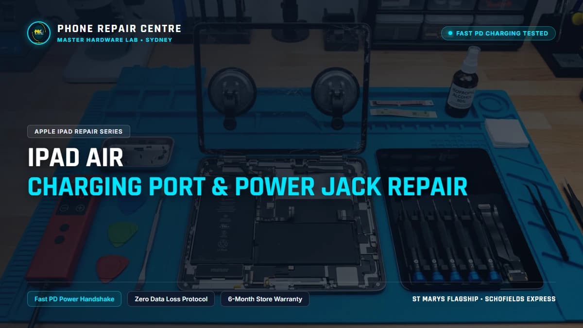 iPad Air Charging Port & Power Jack Repair: Cost, Specs & Sydney Lab Guide
