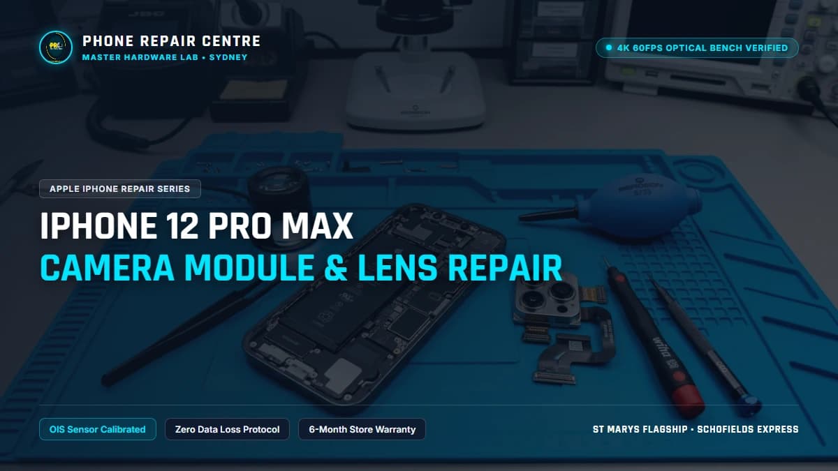 iPhone 12 Pro Max Camera Module & Lens Repair: Cost, Specs & Sydney Lab Guide