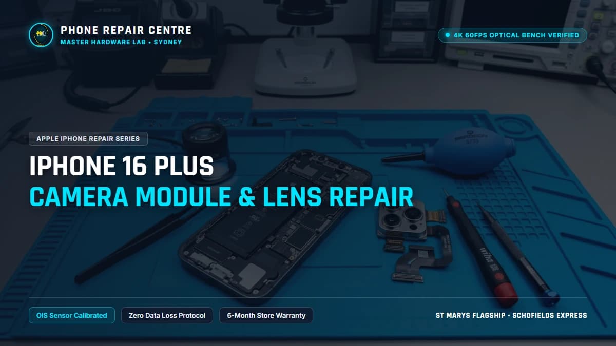 iPhone 16 Plus Camera Module & Lens Repair: Cost, Specs & Sydney Lab Guide