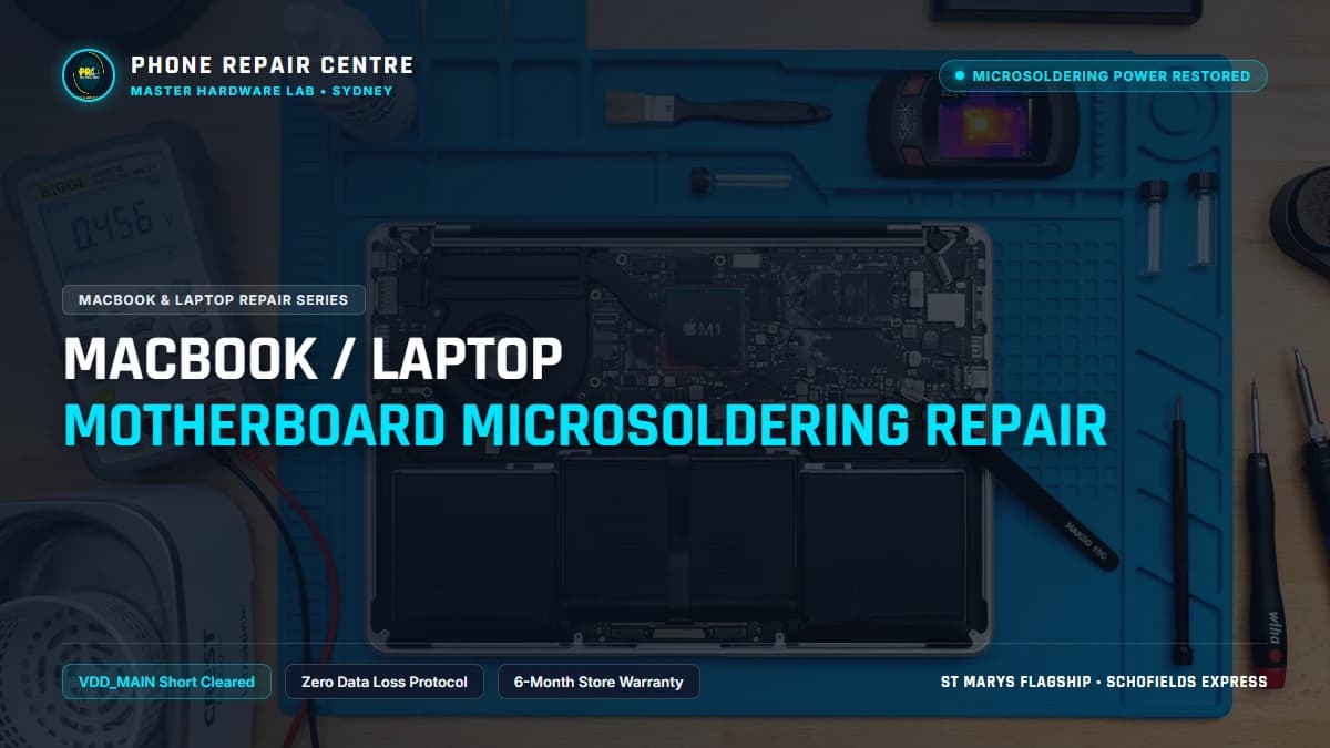 MacBook / Laptop Motherboard Microsoldering Repair: Cost, Specs & Sydney Lab Guide