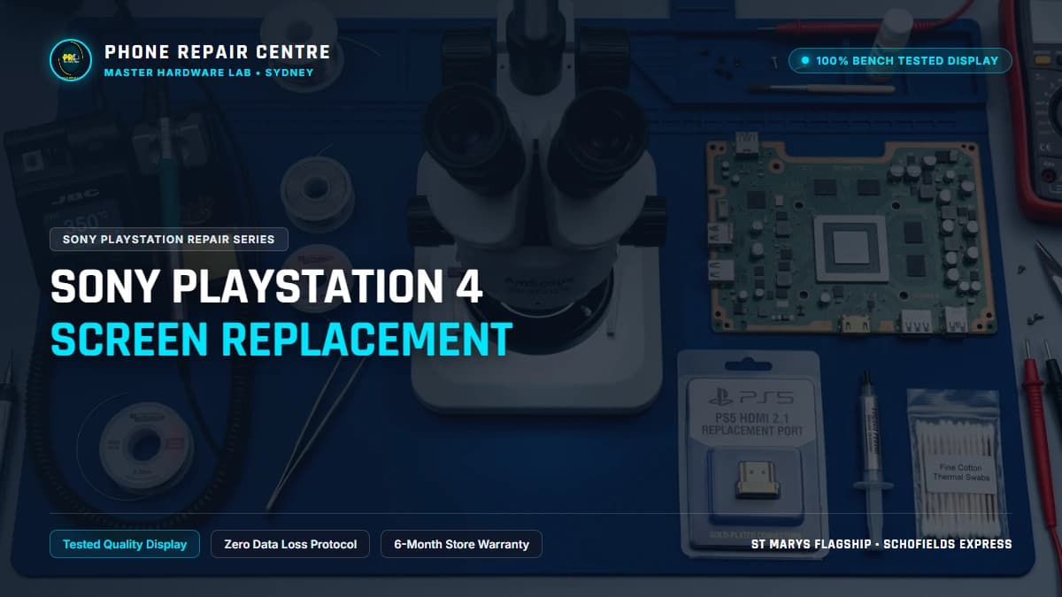 Sony PlayStation 4 Screen Replacement: Cost, Specs & Sydney Lab Guide