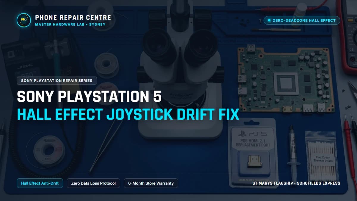 Sony PlayStation 5 Hall Effect Joystick Drift Fix: Cost, Specs & Sydney Lab Guide