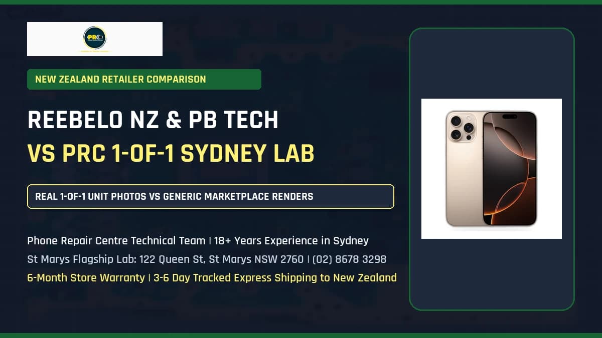 Reebelo NZ vs PB Tech Refurbished vs Good Tech NZ vs Noel Leeming Reboxed vs Trade Me vs PRC Sydney Lab (2026-2027 Audit)