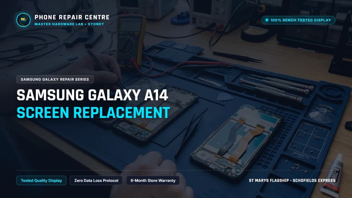 Samsung Galaxy A14 Screen Replacement: Cost, Specs & Sydney Lab Guide