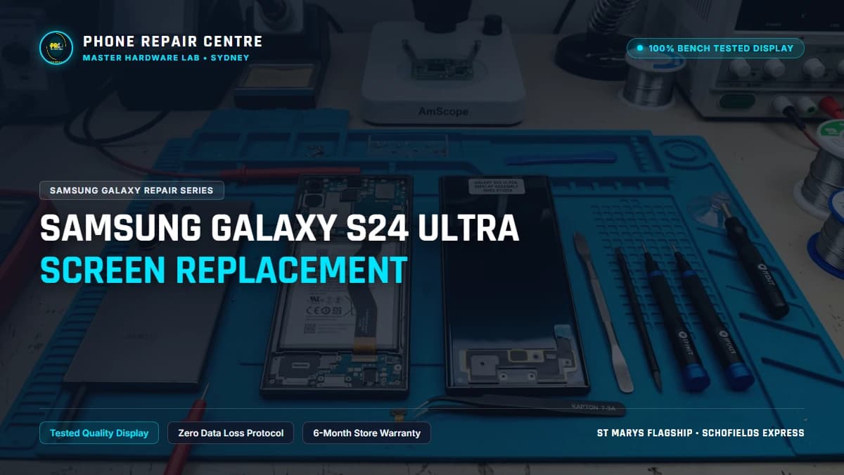 Samsung Galaxy S24 Ultra Screen Replacement: Cost, Specs & Sydney Lab Guide