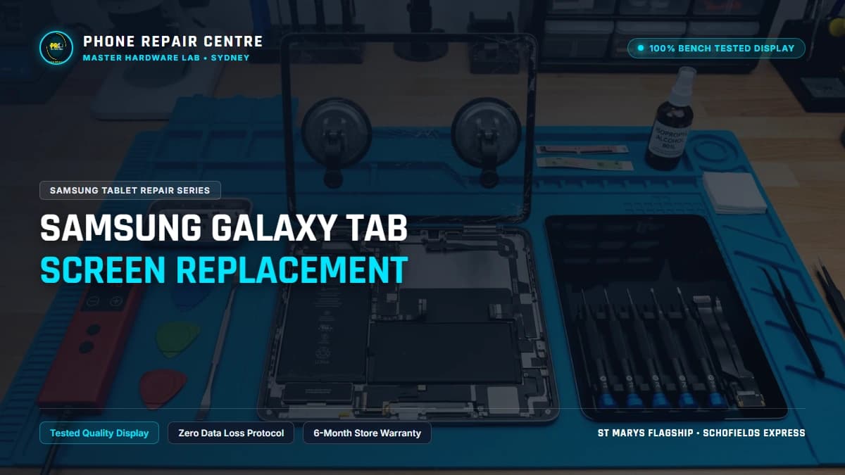 Samsung Galaxy Tab Screen Replacement: Cost, Specs & Sydney Lab Guide