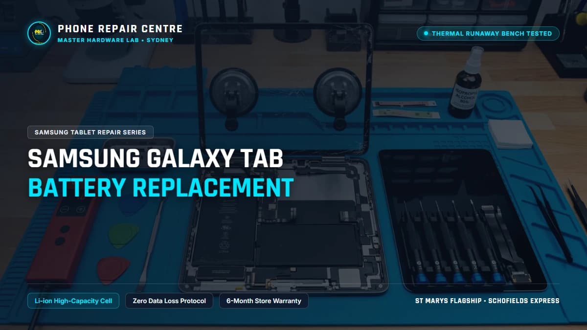 Samsung Galaxy Tab Battery Replacement: Cost, Specs & Sydney Lab Guide