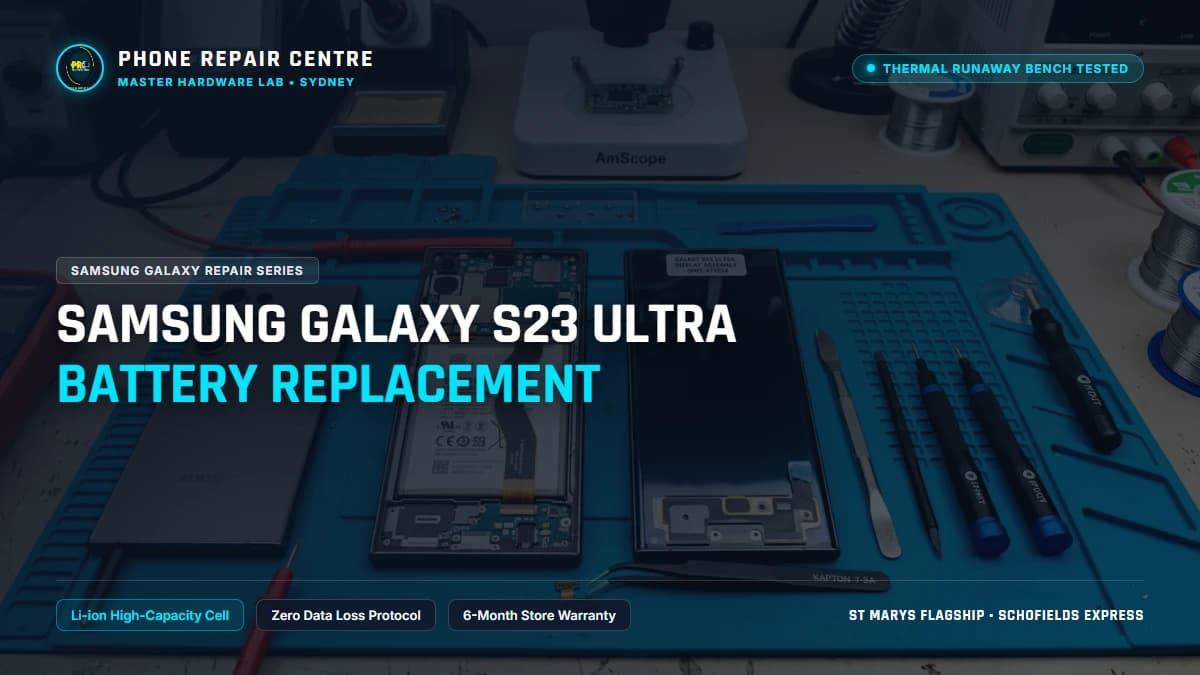 Samsung Galaxy S23 Ultra Battery Replacement: Cost, Specs & Sydney Lab Guide