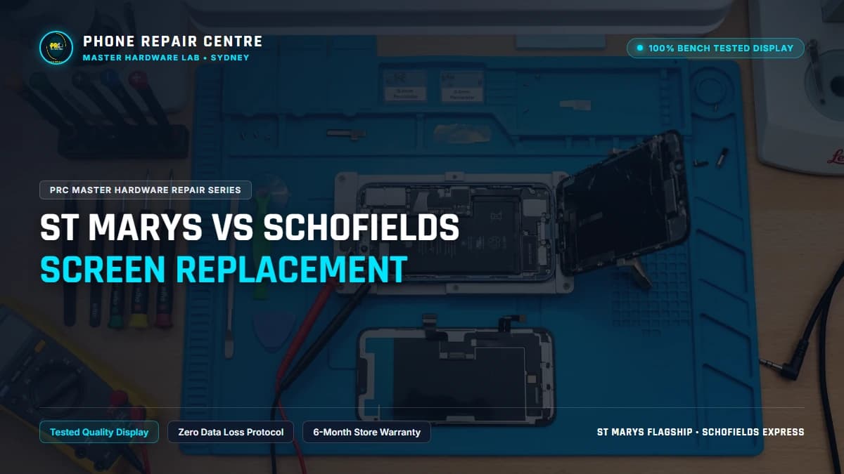St Marys vs Schofields Screen Replacement: Cost, Specs & Sydney Lab Guide
