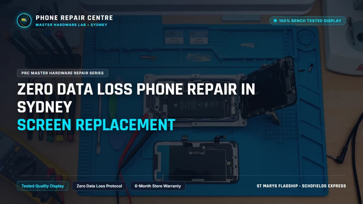 Zero Data Loss Phone Repair in Sydney Screen Replacement: Cost, Specs & Sydney Lab Guide
