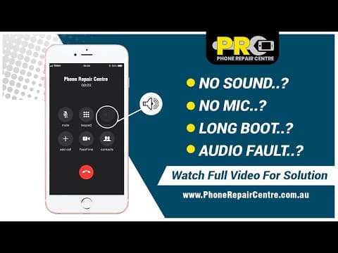 iPhone Audio IC Micro-Soldering Repair