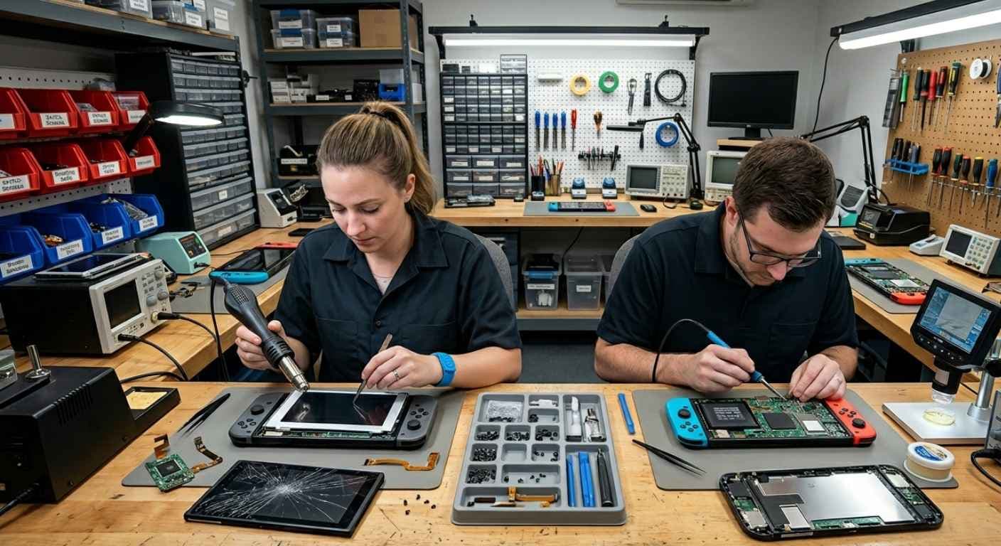 Nintendo Switch Screen Repair, Charging Port Repair & Joy-Con Drift Fix in Australia