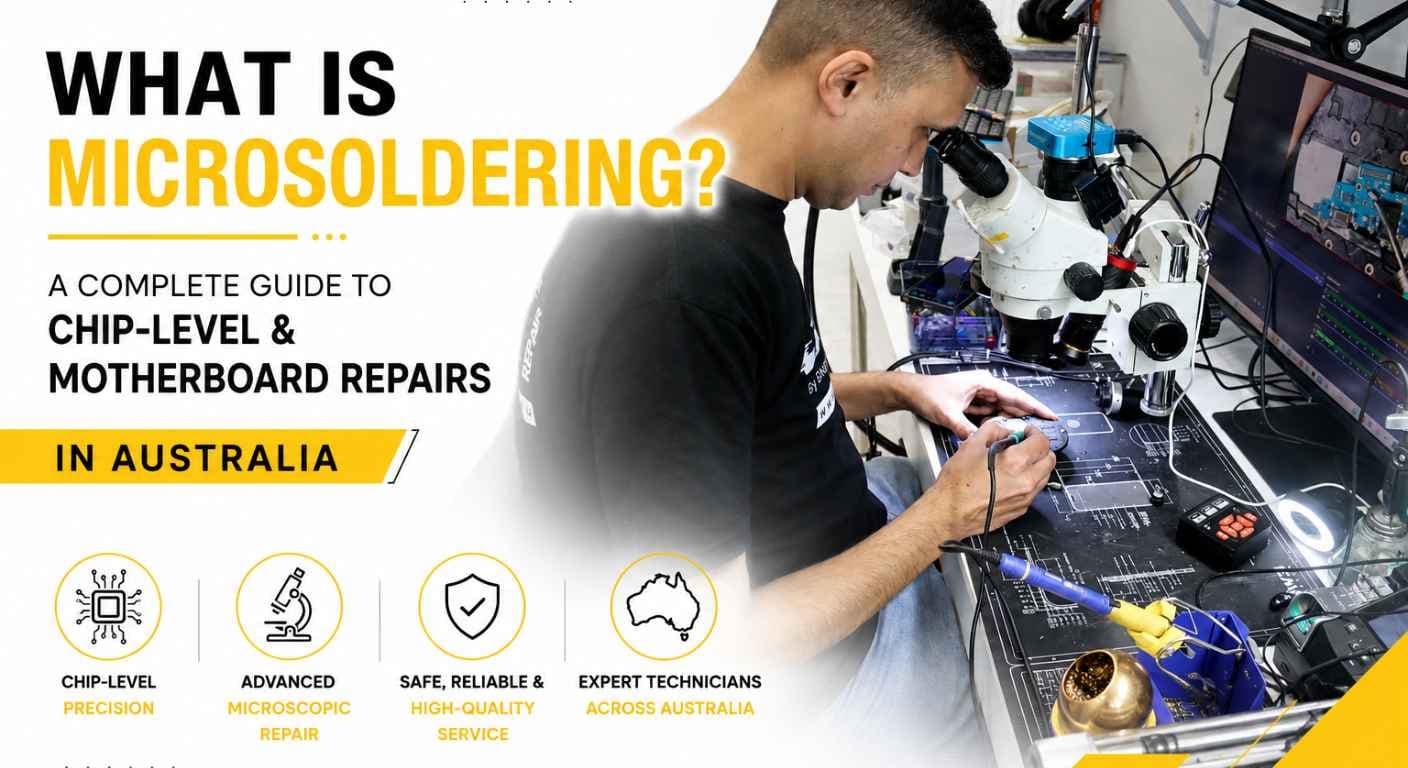 What Is Microsoldering? A Complete Guide to Chip-Level & Motherboard Repairs in Australia