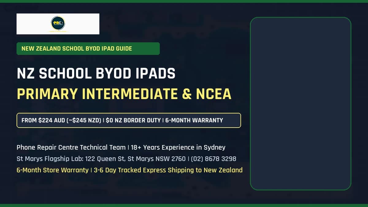 Cheap Certified Refurbished iPads for New Zealand School BYOD (Primary, Intermediate, NCEA College & University) Shipped Express to NZ