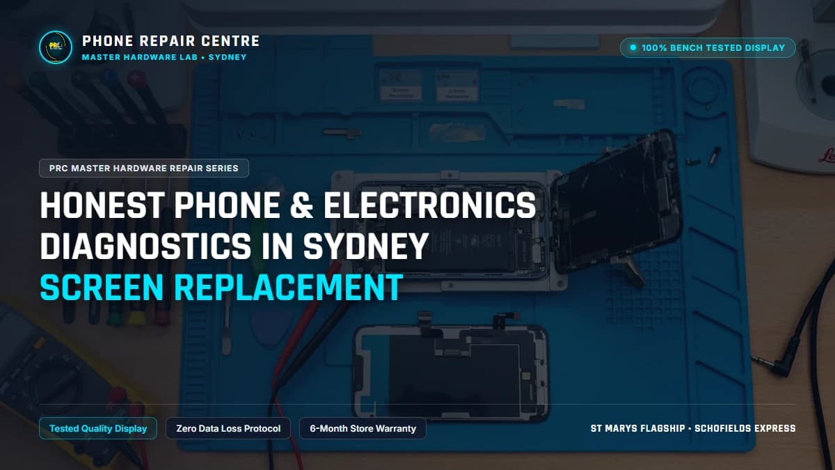 Honest Phone & Electronics Diagnostics in Sydney Screen Replacement: Cost, Specs & Sydney Lab Guide