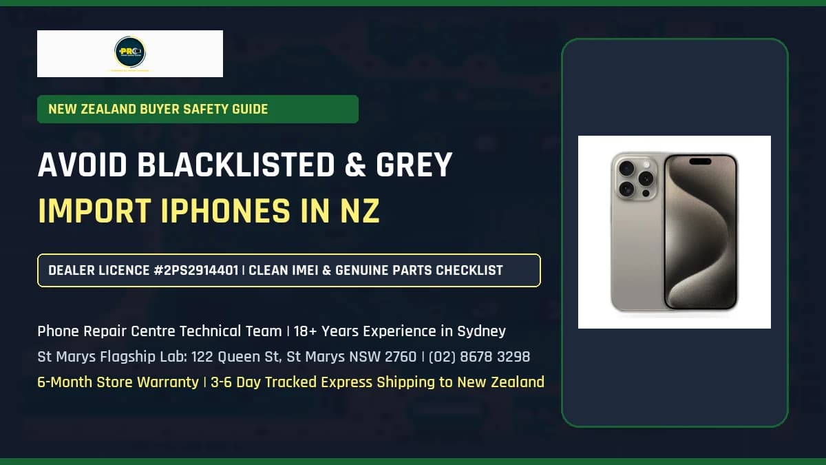 How to Avoid Blacklisted, MDM-Locked or Grey-Import Second-Hand iPhones on Trade Me & Facebook Marketplace NZ (2026-2027 Guide)