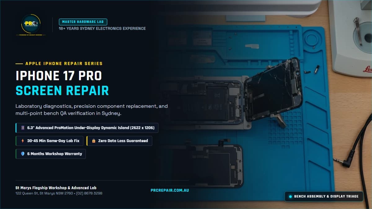 iPhone 17 Pro Screen Repair: Cost, Specs & Sydney Lab Guide