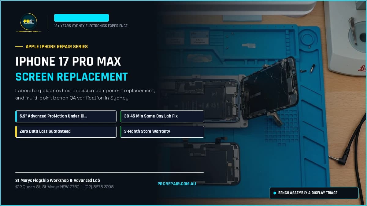 iPhone 17 Pro Max Screen Replacement Cost Sydney Guide