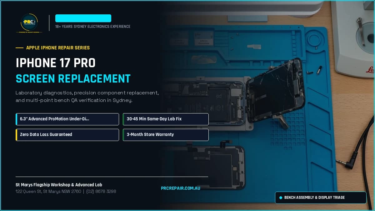 iPhone 17 Pro Screen Replacement Cost Sydney Guide