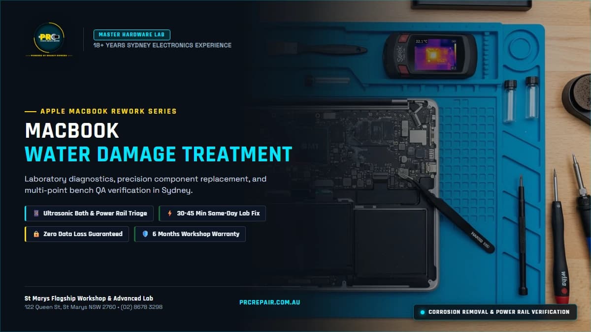 MacBook Water Damage Treatment: Cost, Specs & Sydney Lab Guide