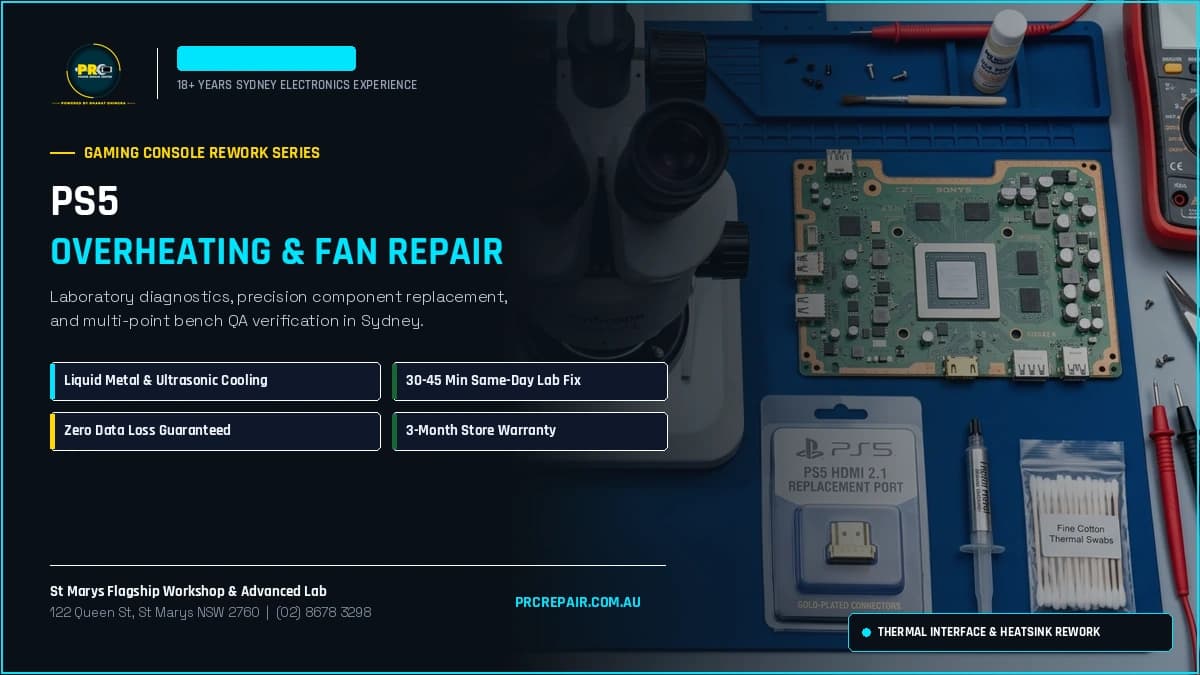 PS5 Overheating & Fan Repair: Cost, Specs & Sydney Lab Guide