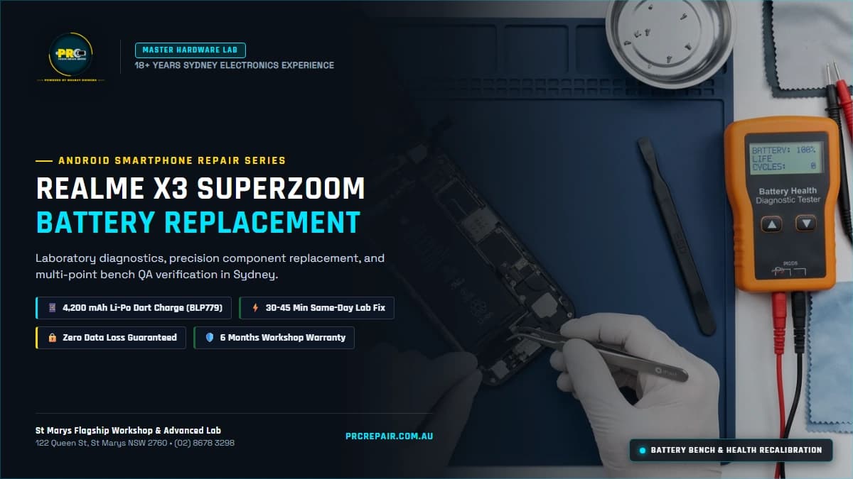 Realme X3 Superzoom Battery Replacement: Cost, Specs & Sydney Lab Guide