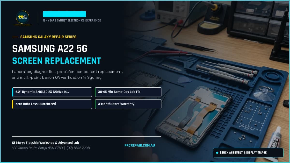 Samsung A22 5G Screen Replacement: Cost, Specs & Sydney Lab Guide