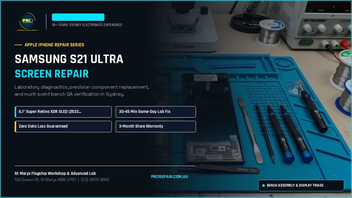 Samsung S21 Ultra Screen Repair: Cost, Specs & Sydney Lab Guide