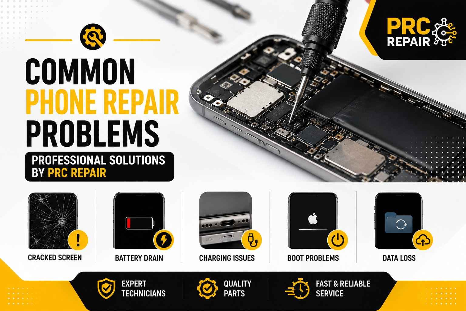 Common Phone Repair Problems: Professional Solutions by PRC Repair