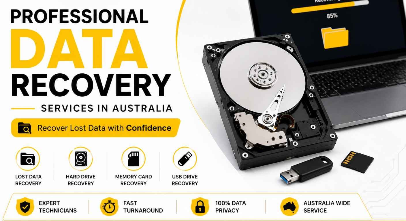 Professional Data Recovery Services in Australia – Recover Lost Data with PRC Repair