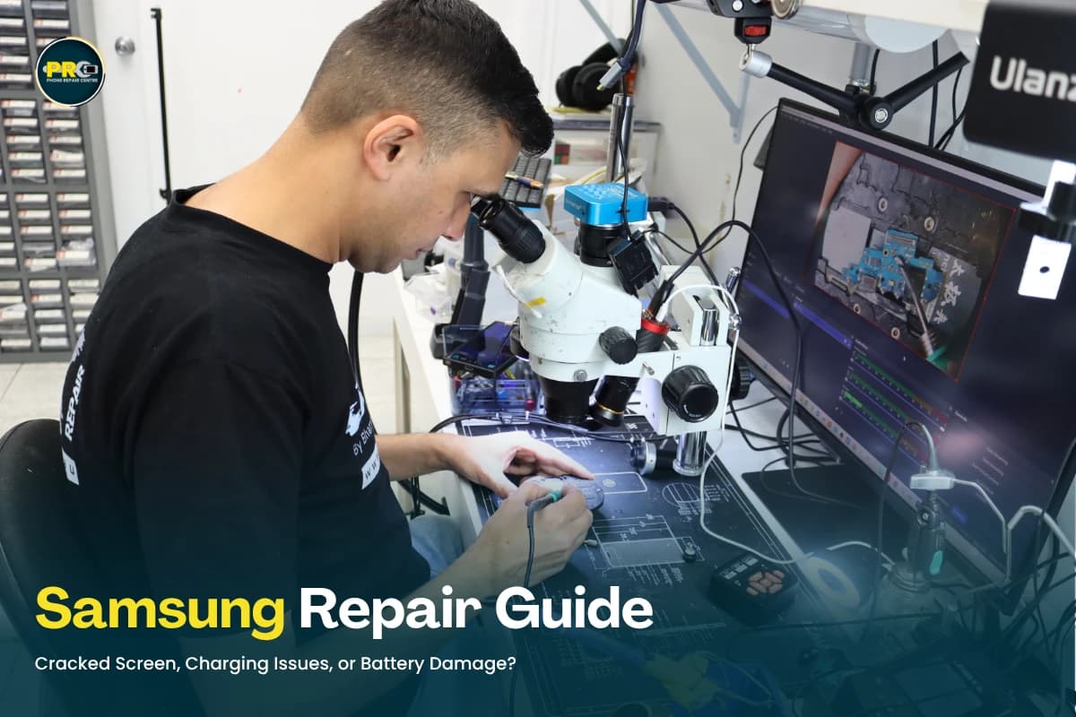 Cracked Screen, Charging Issues, or Battery Damage? Your Complete Samsung Repair Guide