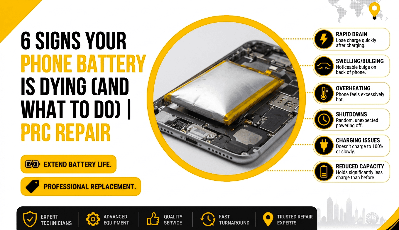 Phone Battery Warning Signs: Tallawong Guide | Phone Repair Centre