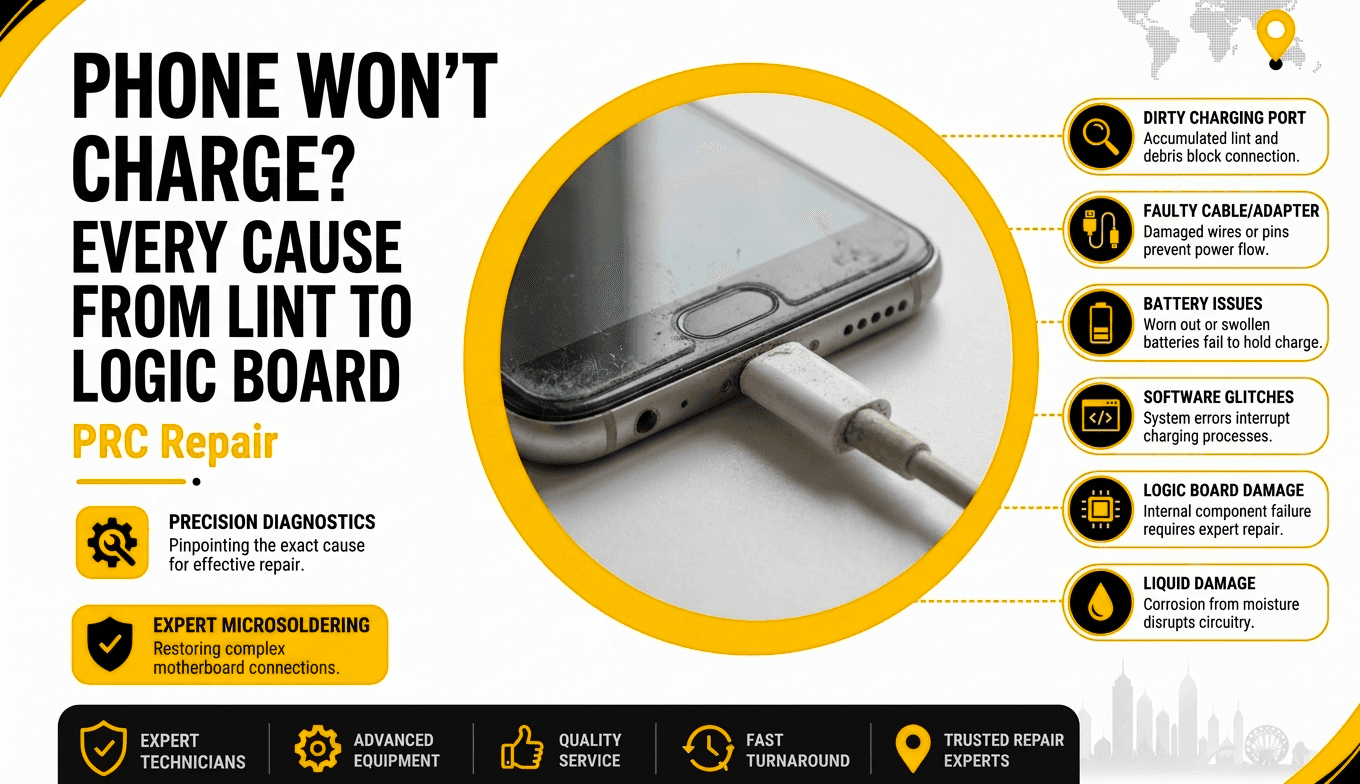 Phone Charging Problems Guide for The Ponds Residents | Phone Repair Centre