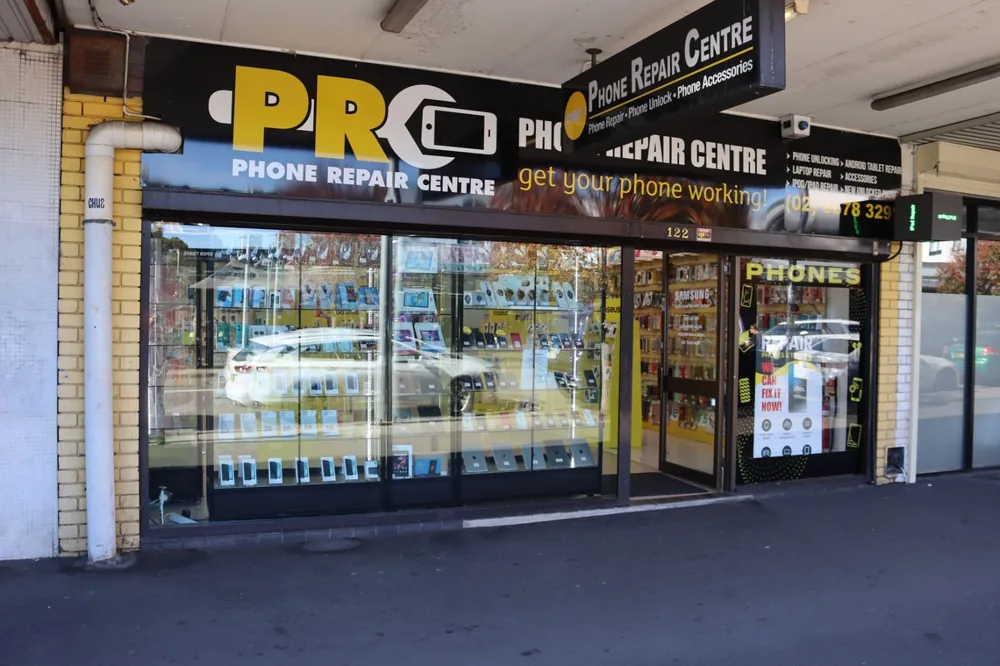 Phone Repair Centre Queen Street flagship workshop intake and bench